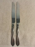 Flatware Lot Of 2 Cuisinart CUI16 Stainless Dinner Knife Dining Utensils. Fixed Price $8.91.