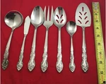 Imperial IM14 Stainless 7-PC Serving Set Floral Scrolls Flatware Korea. Fixed Price $24.64.