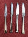 MFS12 Martha Stewart Set Of 4 Dinner Knives Mse Stainless Steel. Fixed Price $6.89.