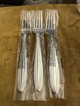 Reed & Barton Jubilee Large Dinner Forks (set Of 3) Glossy 18/8. Fixed Price $58.75.