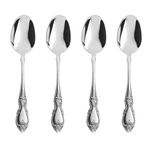 4-PIECE Stainless Steel Dinner Spoons Set, Dishwasher Safe, Mirror Finish. Fixed Price $45.94.