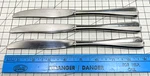 3 Oneida Stainless Flatware Gala Impulse Artesia Dinner Knives Usa 1997.. Fixed Price $8.99.
