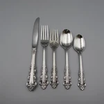Oneida Stainless Southern Baroque 5PC Place Setting * Usa. Fixed Price $29.99.