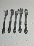Vtg Lot Of 5 Imperial Stainless Steel Cocktail Fork Made Korea, Vintage, Rose. Fixed Price $13.72.