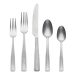 Oneida 896757 Reid Vintage Tumbled 20 Piece Flatware Count, Silver. Fixed Price $67.99.