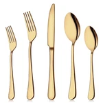 Aisoso Gold Silverware Set, 20-PIECE Flatware Stainless Steel Cutlery Kit.... Fixed Price $24.93.
