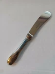 Cluny By Christofle Silverplate 6 1/2" Butter Paddle Spreader. Fixed Price $59.99.