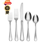 Oneida Silverware Set For 8, Flight 45-PIECE Everyday Piece,. Fixed Price $105.98.