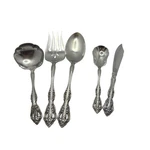 Oneida Michelangelo Stainless Steel Serving 5PC Ladle Fork Spoon Knife. Fixed Price $50.00.