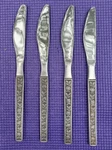 4-ELDAN ELD11 Stainless Flatware Japan Dinner Knives 8.5". Fixed Price $10.00.