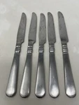 Wallace Stainless Steel WAS167 Dinner Knife - 5 Knives. Fixed Price $19.95.