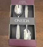 Oneida Flatware Set Of 8 Teaspoons Jordan Frosted Stainless Silverware 7.5 New. Fixed Price $29.99.