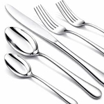 Nice Kitchen Silverware Set, 40 Stainless Steel Pieces,. Fixed Price $63.56.