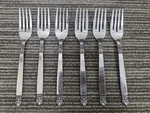 Imperial Intl IMI69 Stainless Glossy Silverware Flatware Set Of 7 Salad Forks. Fixed Price $28.99.