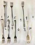 Vintage Little Forks Silverware Flatware, Bogo Free, Your Choice, 7 Pieces Avail. Fixed Price $6.97.