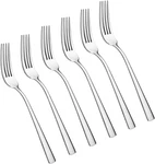 Faderic Dinner Set Of 6, Table Forks, Stainless Steel Fork, 8-INCH,SILVER,. Fixed Price $13.26.