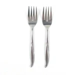 Set Of 2 Vintage Armack AMK9 Stainless Steel Salad Forks Japan Flatware Scroll. Fixed Price $7.99.