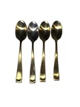 Oneida 18/10 Gold Teaspoons Stainless Steel Set 4. Fixed Price $20.00.