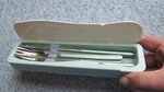 Travel Utensils Devico 4PCS Cutlery Set Portable Camp Reusable. Fixed Price $14.99.