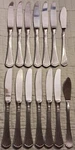 Lot Of 14 Schmidt Carl John SMD11 Edelstahl Rostfrei Flatware Knife. Fixed Price $77.50.