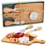 Ziliny 1 Set Bridal Baby Shower Cheese Prizes Wooden Square Board Gift Knive. Fixed Price $17.50.