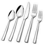 Silverware Set For 2, Cxjy 10-PIECE Stainless Steel 10PCS,. Fixed Price $15.29.
