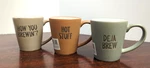 Espresso Cups Rise And Grind, Hot Stuff, Deja Brew Set Of 3. Fixed Price $14.99.