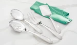 Princess House Amalia Flatware 4-PC. Serveware Set (3417). Fixed Price $134.45.