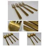 Fortessa Arezzo Brushed Gold Flatware *your Choice Of Sets + Volume Discounts. Fixed Price $34.00.