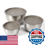 Martha Stewart Rhinewell Mirror Polish 6 Piece Stainless Steel Mixing Bowls With. Fixed Price $66.07.