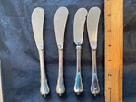 4 Butter Knives Knife Sterling Wallace Grand Colonial Buy Or 8 12. Fixed Price $135.00.