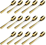 15 Packs Demitasse Espresso Spoons, 4.3 Inch Mini Gold Coffee Spoon,. Fixed Price $13.35.