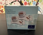 Villeroy & Boch Newwave Espresso Cup Saucer Set, 6-PIECE, White, Porcelain. Fixed Price $47.00.