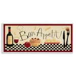 Stupell Industries Bon Appetit Kitchen, Design By Dan Dipaolo Black Framed Wa.... Fixed Price $55.74.