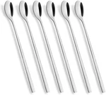 Long Handle Coffee Stirrers, 9-INCH Ice Tea Spoon,premium 18/10 Stainless. Fixed Price $11.42.