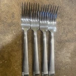 Oneida Stainless Amsterdam Large Dinner Place Forks - Set Of Four. Fixed Price $35.00.