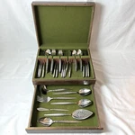Lot Of 77 Pcs Venetia Oneida Community Stainless Flatware Set Service For 11+. Fixed Price $165.97.