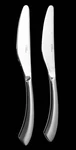 2 Oneida Sant Andrea Reflections 18/10 Stainless Silver Glossy Dinner Knives Euc. Fixed Price $13.93.