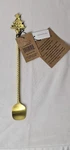Creative Co-op Brass Bar Spoon 8.5" Christmas Tree Handle Gold Stirrer New. Fixed Price $12.00.