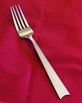 Pottery Barn PBN39 Glossy Indent Tip Stainless 18/8 Japan 1-DINNER Fork 7 5/8". Fixed Price $50.00.