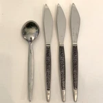 Vintage Arthur Salm Japan Stainless Dinner Knives Knife & Spoon Set Mcm ASF3. Fixed Price $11.16.