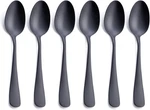 Matte Black Dessert Spoon, Stainless Steel Satin Finish 6.8-INCH Teaspoon Coffe. Fixed Price $18.95.