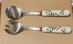 Better Homes Gardens Mistletoe Serving Fork Spoon Christmas Winter Forest 10.5. Fixed Price $27.99.