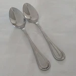 Wallace Rockport Lot Of 2 Place Oval Soup Spoon Flatware 18/10 Stainless Steel. Fixed Price $11.99.