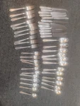 Vintage 1847 Rogers Bros. Ancestral Silverplate 45 Piece Flatware Set. Fixed Price $34.99.