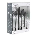 Megachef Cravat 20 Piece Flatware Utensil Set, Stainless Steel Silverware Met.... Fixed Price $63.90.