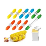 18 Pcs Stainless Steel Corn Cob Holders With Silicone Handle & Convenient But.... Fixed Price $17.47.