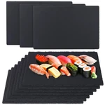 Ihdyppew 10 Pack 12 X 8 Inch Slate Cheese Boards, Black Rectangle Charcute. Fixed Price $72.46.