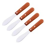 8" Stainless Steel Straight Edge Butter Cheese Cream Sandwich Spreader Knife 4PC. Fixed Price $11.99.