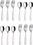 Annova Kids Silverware 12 Pieces Children's Safe Flatware Set Stainless Steel. Fixed Price $17.99.